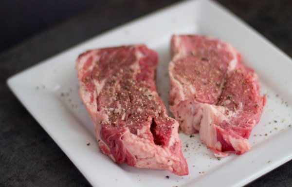 seasoned chuck eye steak | This American Plate