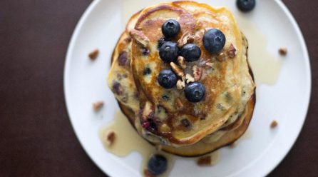Blueberry Pecan Pancakes
