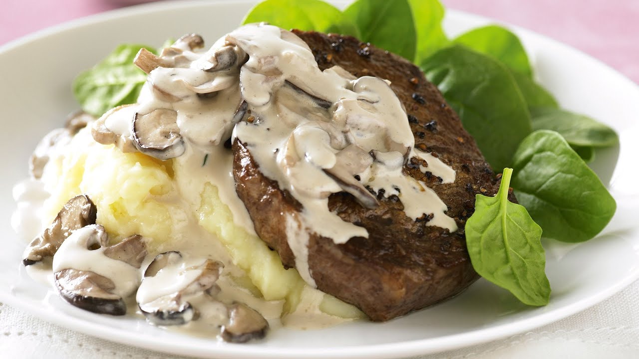 Enhancing the Steak with Mushroom Sauce Dining Experience