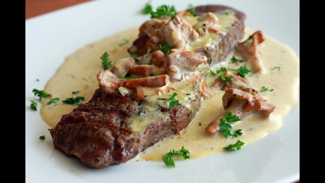 Selecting the Best Ingredients for Steak with Mushroom Sauce