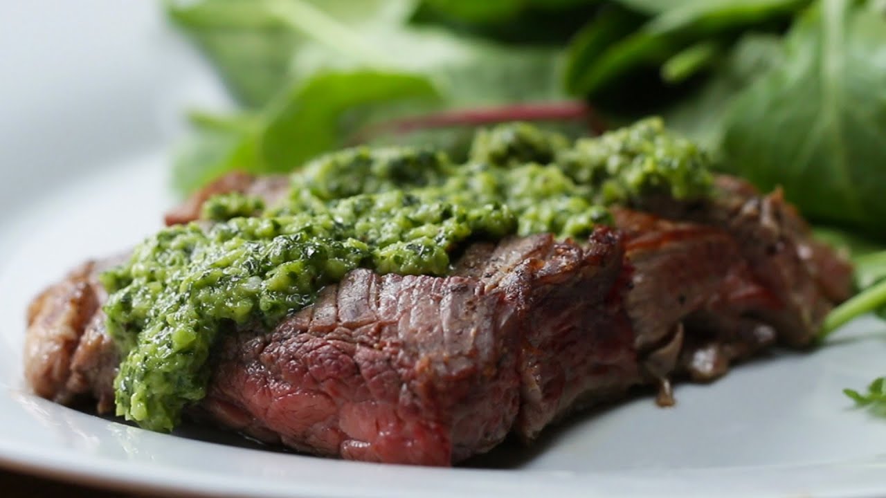 Step-by-Step Guide Making Steak with Chimichurri Sauce